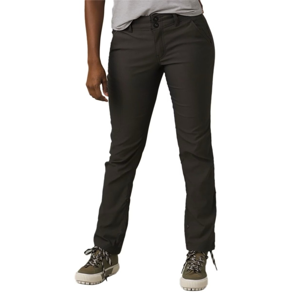 NWT prAna Alana Hiking Pants 4 Tall UPF 50+Gray Stretch Outdoor Pants
